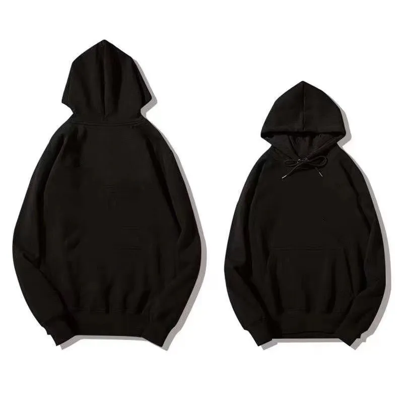 

Hooded Sweater 2021 New Autumn and Winter Plush Men's and Women's Same Fashion Brand Couple Loose Jacket and Hoodie Fashion