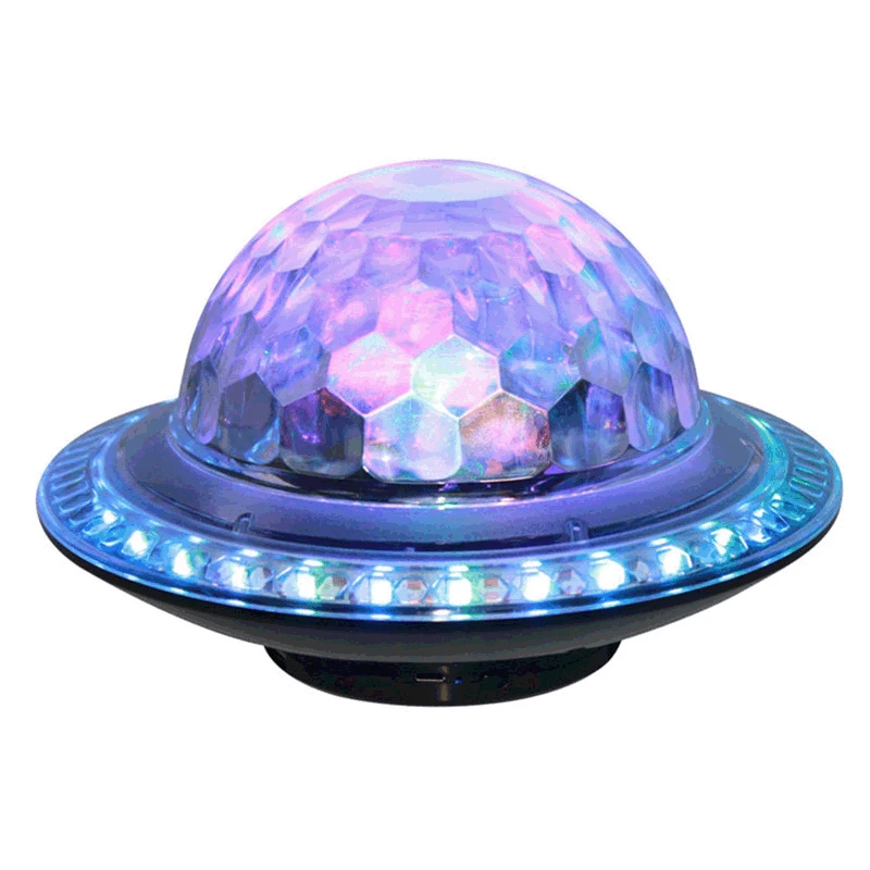 

Bluetooth Speaker LED Sky Projector Atmosphere Light 9D Rotary Color Light Sound TWS Interconnection USB AUX Bluetooth Speaker