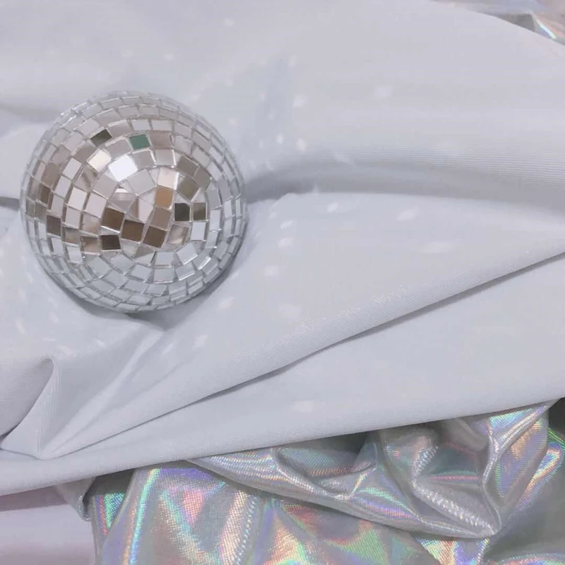 Бронзирующая растягивающаяся лазерная ткань практичная DIY скатерть для зонта