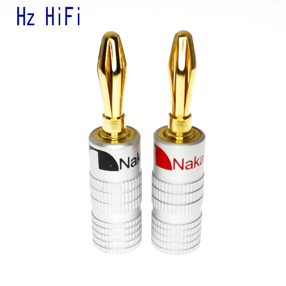 2 шт. позолоченный динамик Nakamichi с разъемами типа банан 4 мм для музыки Hi Fi