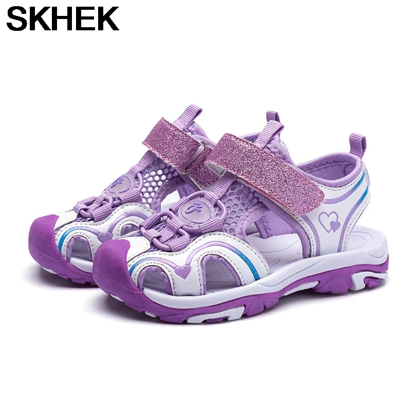 Сандалии для девочек Новинка лета 2021 стильные детские модные сандалии