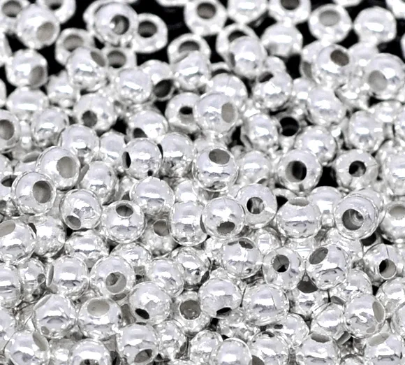 DoreenBeads бриллиантовые Гладкие Круглые бриллианты изготовление браслетов серег