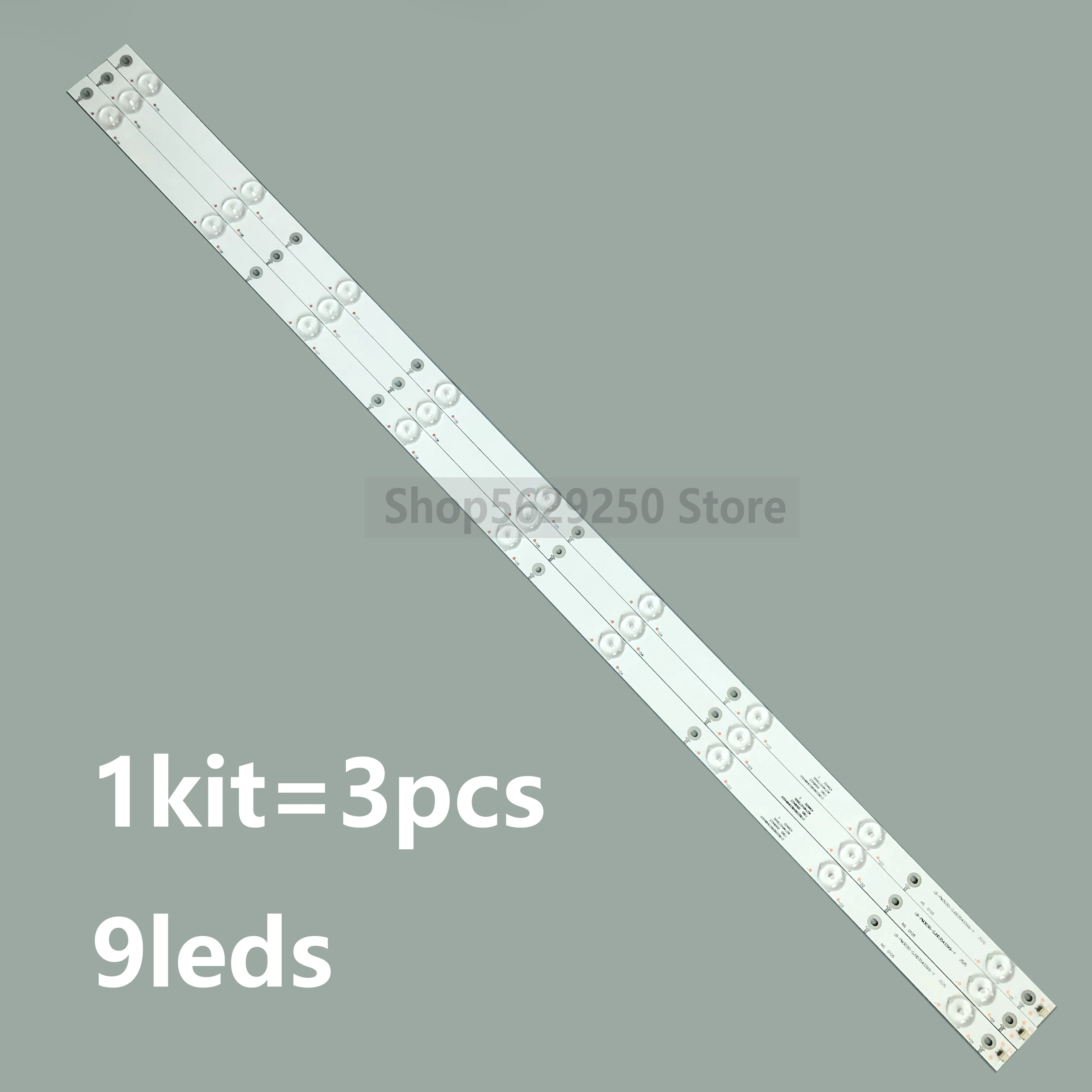 

Kit 3 LED Bar for LB-PM3030-GJ0D35433X9-Y TPT430H3 FHBN10 43PFF5282/T3 B-AOAG43D886 43PFS4112 43PFT4112 12