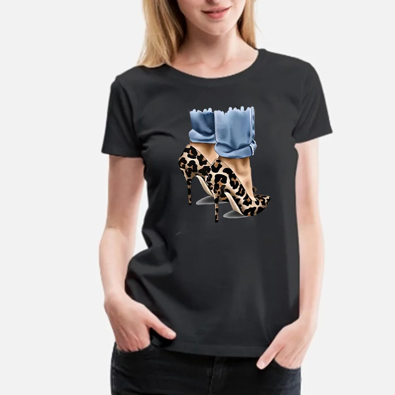 Нашивки в полоску с леопардовым принтом для девушек высокое наклейка виде