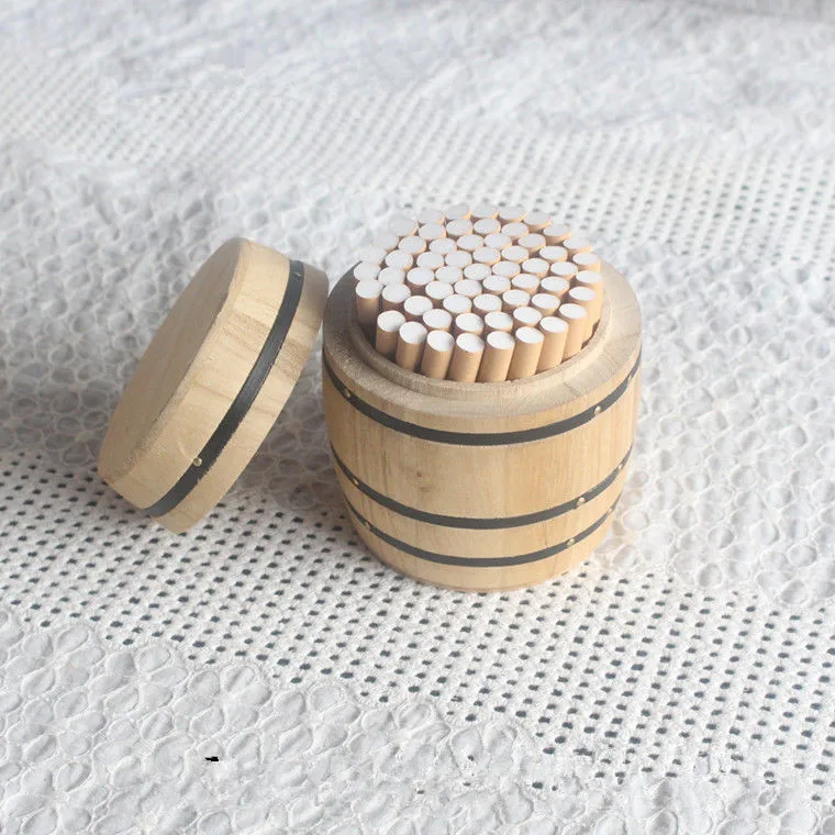 1pc Wood Smoker Cigarette Case Box Classical Wooden cigarette box Smoking Tobacco case | Accessories