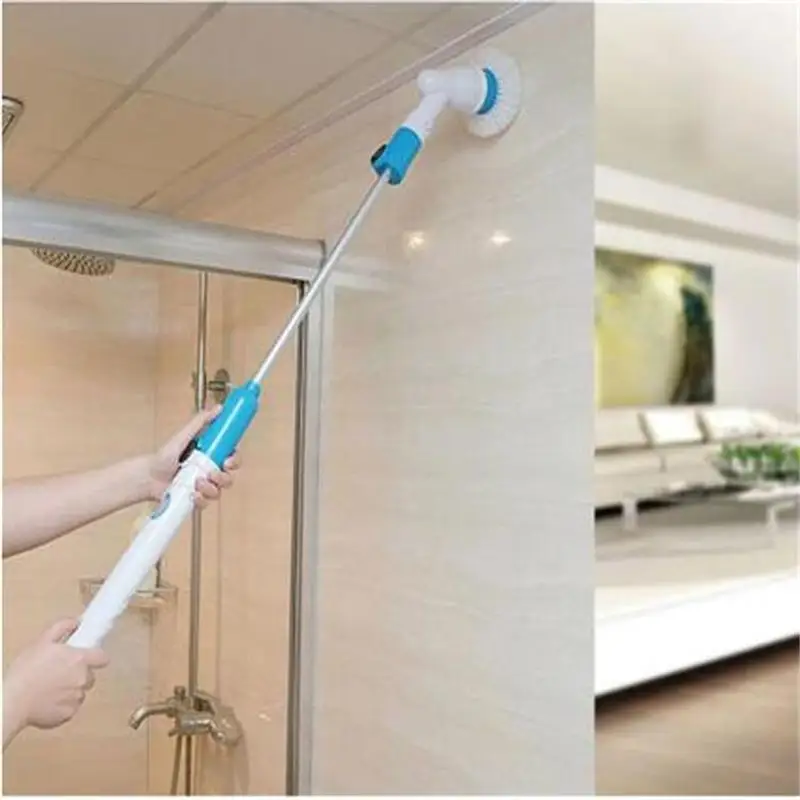Очиститель для ванной комнаты с удлинительной ручкой регулируемая щетка