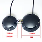 AC85-265V светодиодный наземный светильник, приглушаемый светодиодный напольный ступенька для шагов, дороги, заглубленного двора, ландшафсветильник уличного освещения, 12 В постоянного тока, 2 Вт, 3 Вт, 4 Вт