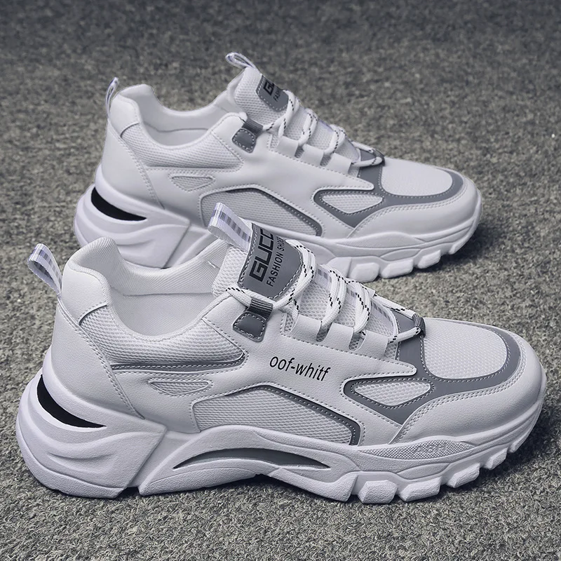 

New Arrivals Running Shoes Men Fashion Sneakers Mesh Sports Dad Shoe Korean Student Platform Shoes Comfortable Walking Shoe