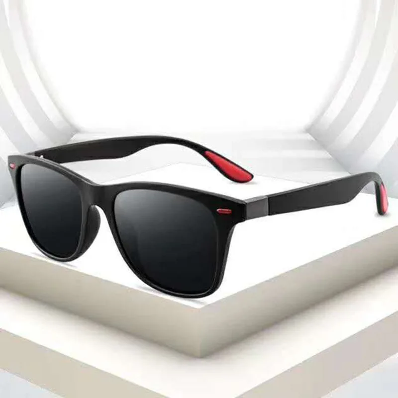 

New Fashion Square Ladies Polarizing Sun Glasse UV400 Men's Glasses Classic Retro Brand Design Fishing Sunglasses