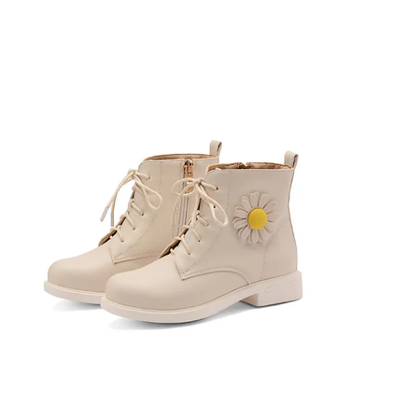 

Ботинки детские осенне-зимние из натуральной кожи, с плюшевой подкладкой, 02B