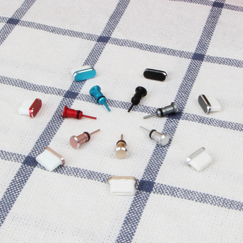 Комплект пылезащитных заглушек USB C и штекер для наушников 3 5 мм Huawei Mate 20 Pro P20 P30 Xiaomi