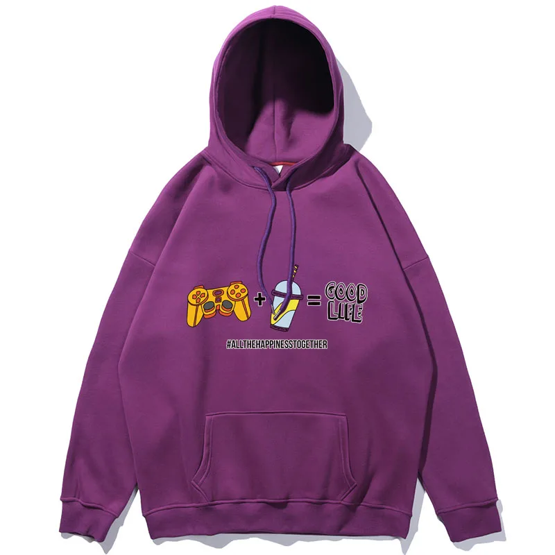 

Harajuku Anime Hoodies Sweatshirt Streetwear Cotton Coat Student Youth Couples Men Hoodie Sweatshirt Designer Casual Fashion