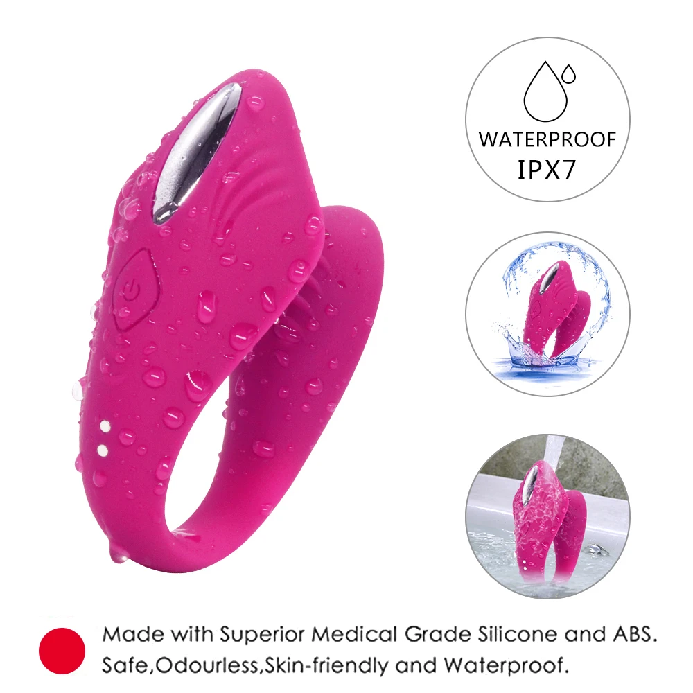 Беспроводной удаленный U вибратор секс игрушки для пар USB Перезаряжаемый двойной