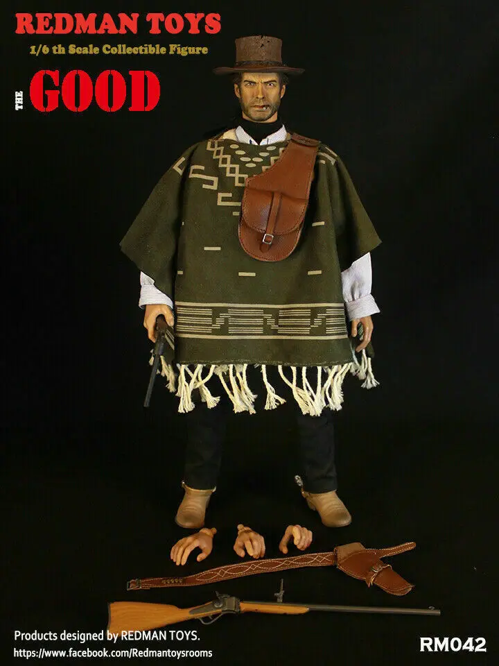 In Stock West Cowboy REDMAN TOYS 1/6 Scale RM042 The Good Action Figure Collectible Dolls For Collection | Игрушки и хобби