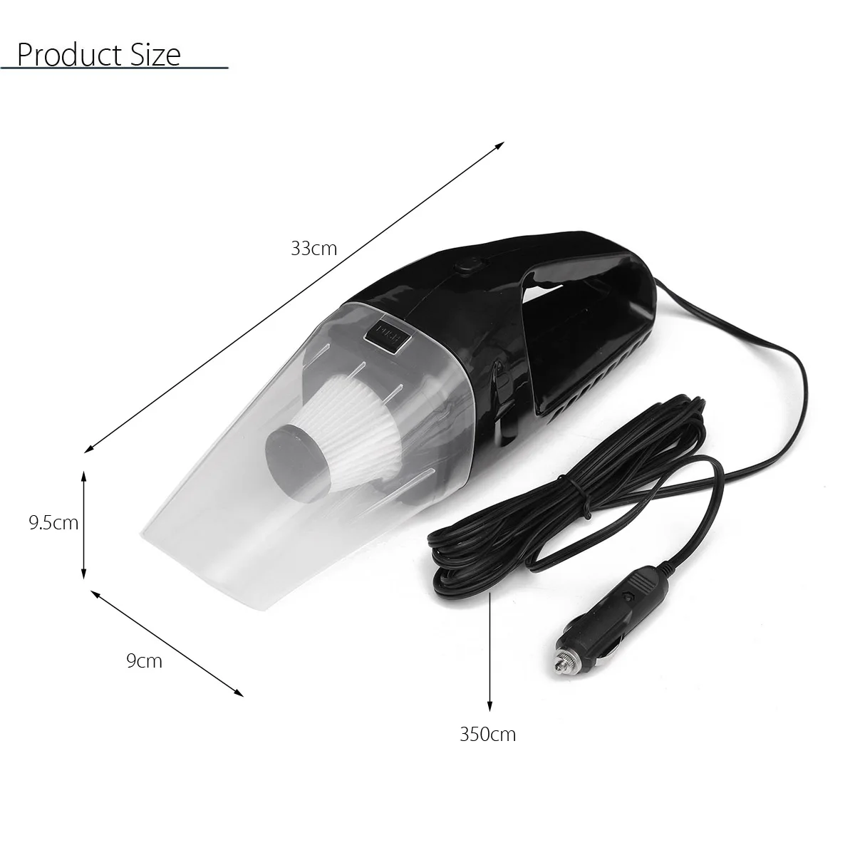 

Car Home Vacuum Cleaner 150W 12V Mini Portable Handheld Auto Vacuum Cleaner Wet and Dry Dual Use Car Vacuum Aspirateur