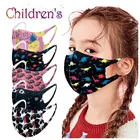 Модная детская маска с принтом, моющаяся многоразовая Пылезащитная маска для рта, дышащая маска для лица для защиты лица