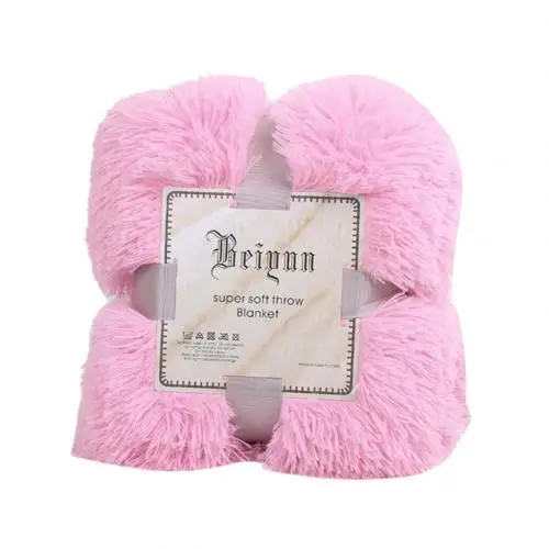 Light Pink 80x120 см мягкая пушистая лохматая теплая кровать диван покрывало постельное белье Простыня пледы одеяло рождественские украшения для дома - Цвет: Light Pink