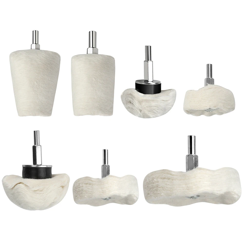 

7 Pcs Car Polishing Wheels Polishing Buffing Wheel Pad Drill Kit Polisher Tool