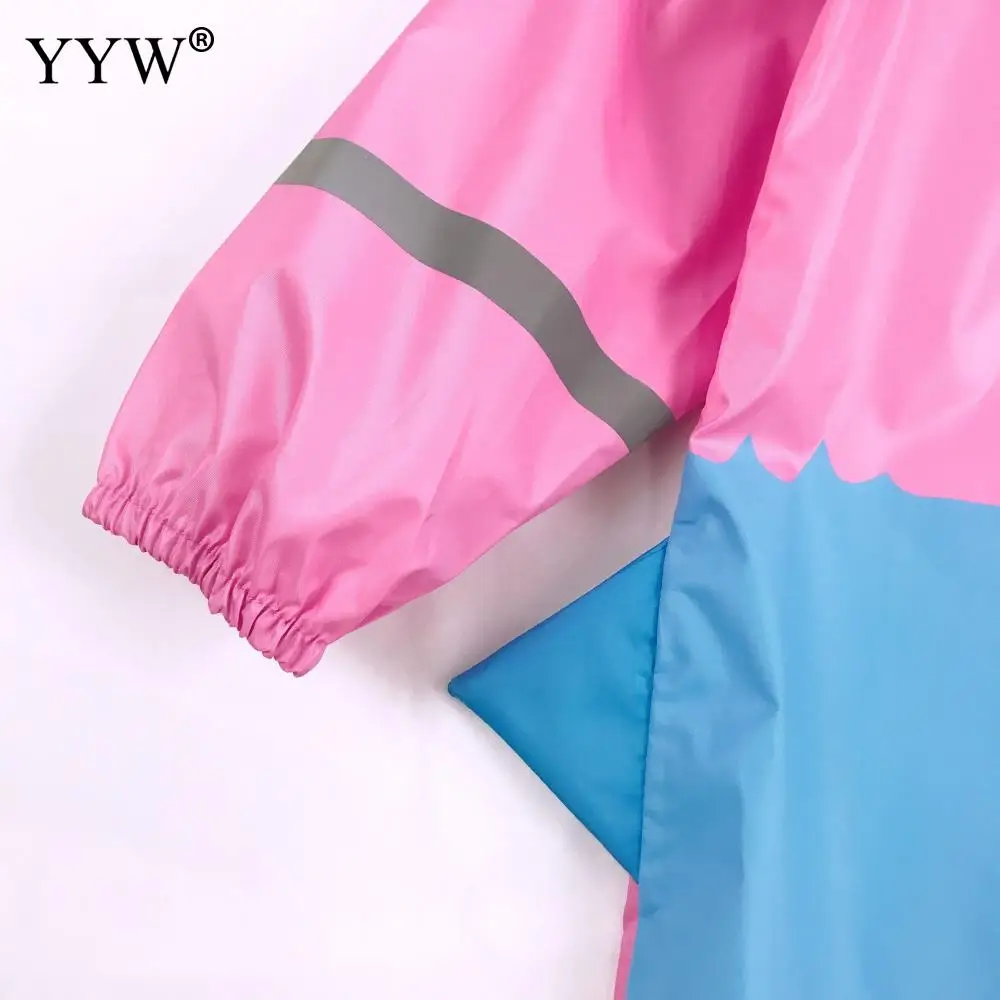 

1PCS Cute Printed Children Raincoat Waterproof Rainwear Outdoor Hiking Rain Cover For 2-12 Years Old Children Capa De Chuva