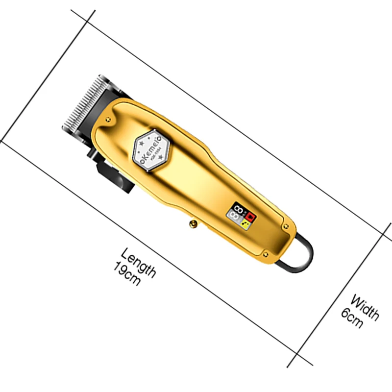 Профессиональная машинка для стрижки волос мужчин перезаряжаемая электронная