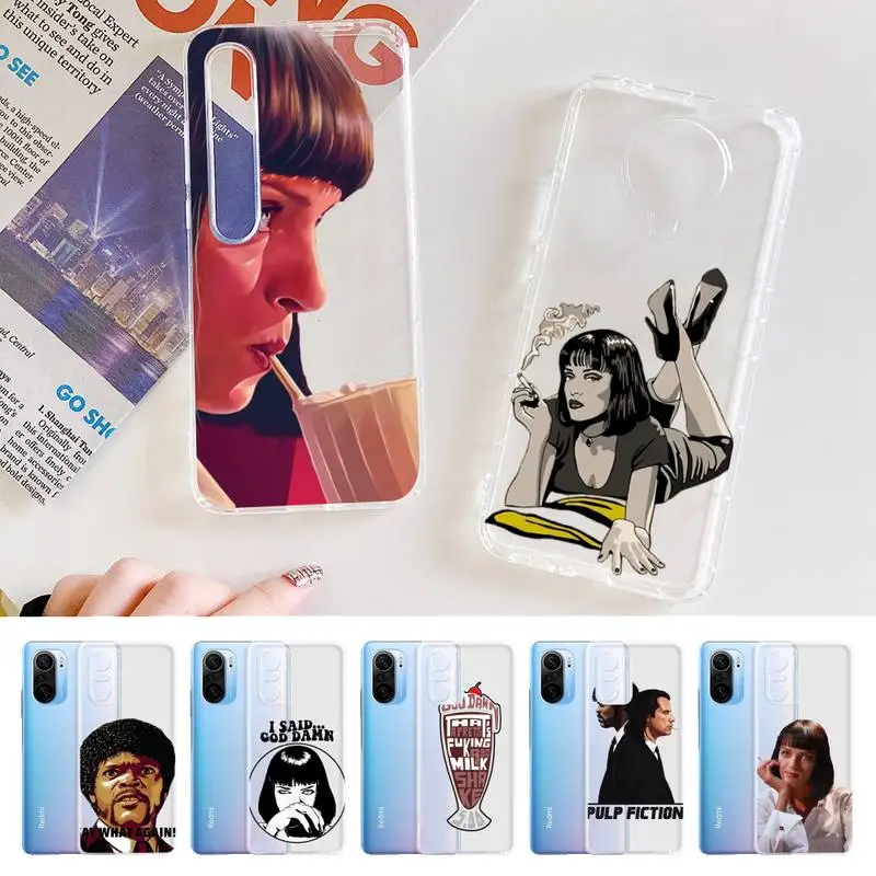 

Greatest movie ever made Pulp Fiction Luxury Phone Case For Redmi Note 5 7 8 9 10 A K20 pro max lite for Xiaomi 10pro 10T