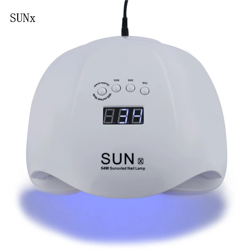 УФ светодиодная лампа для сушки ногтей SUNX Pro маникюра с инфракрасным датчиком
