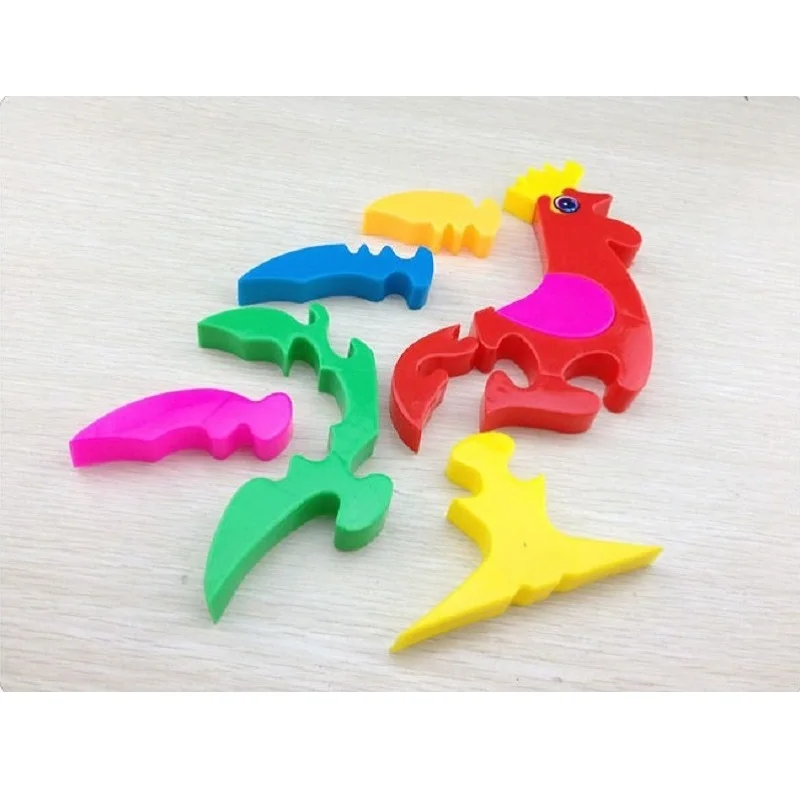 Детские игрушки 3d пазл мультяшный курица интеллект дети обучающий | Игрушки и