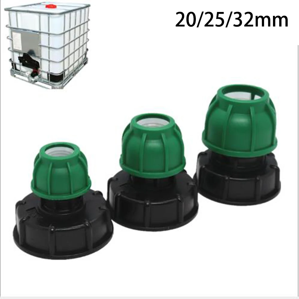 

Pipe IBC Adapter 20/25/32mm Plastic Fitment Water Hose Tank S60x6 To Mdpe