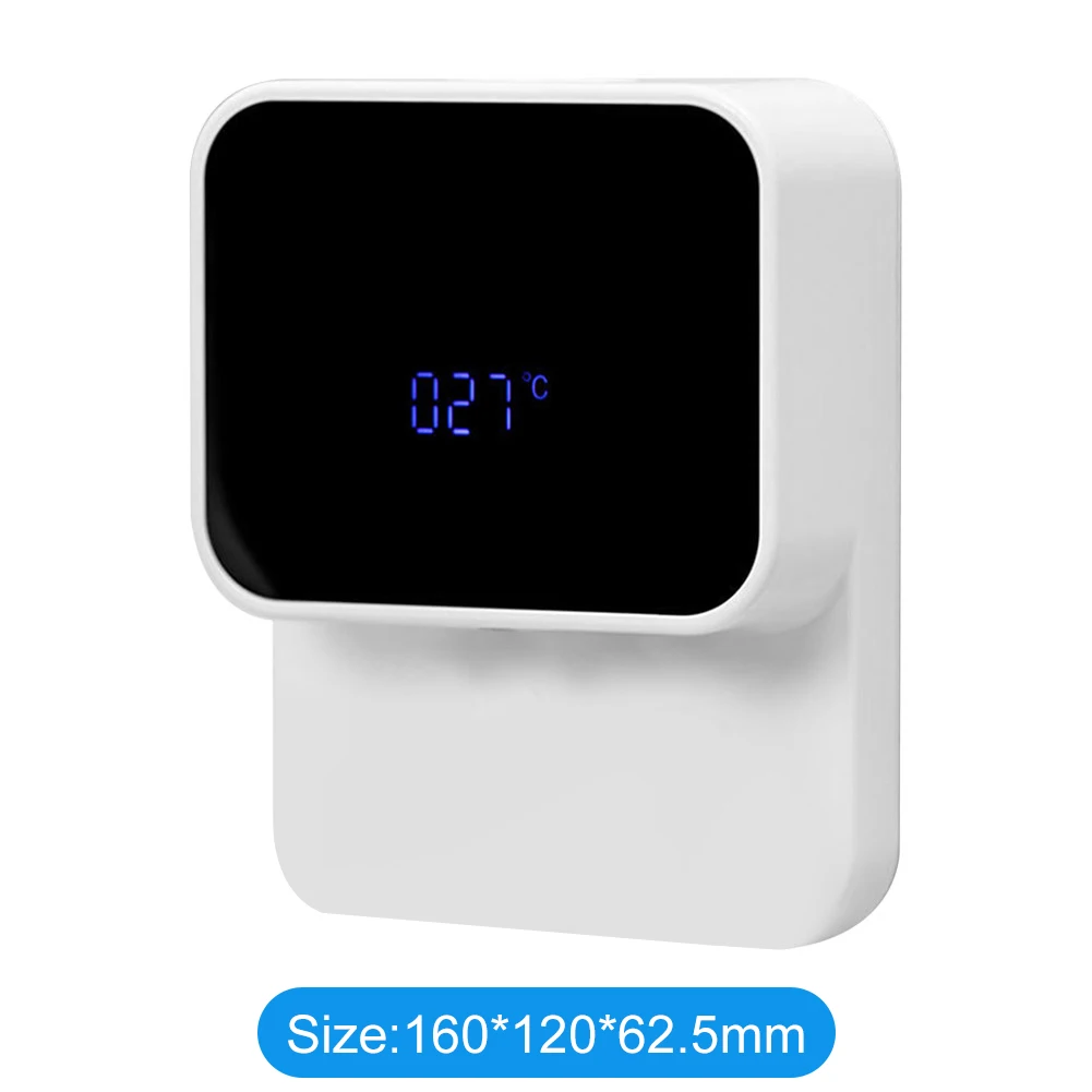 

YAJIAO New Type of Automatic Sensor Hand Washer Wall-Mounted Foam Soap Dispenser Household Smart Infrared Sensor LED Screen