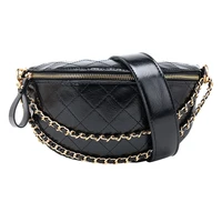 women luxury saddle chest bag high quality pu leather chain crossbody bags female handbags 2021 fashion waist bags tote bags