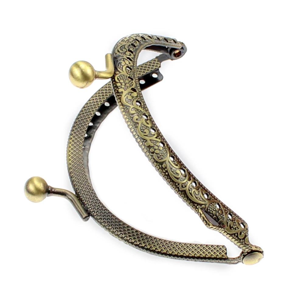 Винтажная полукруглая металлическая рама с бусинами 8 5/10 5/12 5/15/20/5 см ПРИШИТАЯ