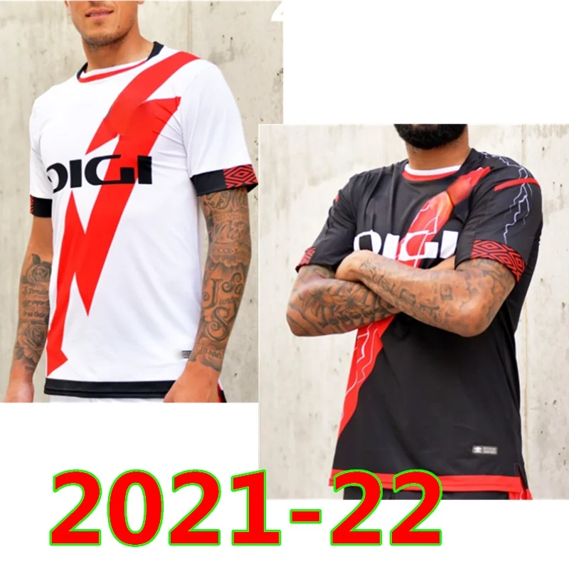 21/22 мужские футбольные майки Rayo Vallecano лучшего качества повседневные