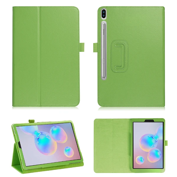SM T865 LZ GN Чехол для планшета для samsung Galaxy Tab S6 10,5 из искусственной кожи вращающийся чехол для samsung Galaxy Tab S6 SM-T860 SM-T865 funda - Цвет: SM T865 LZ GN