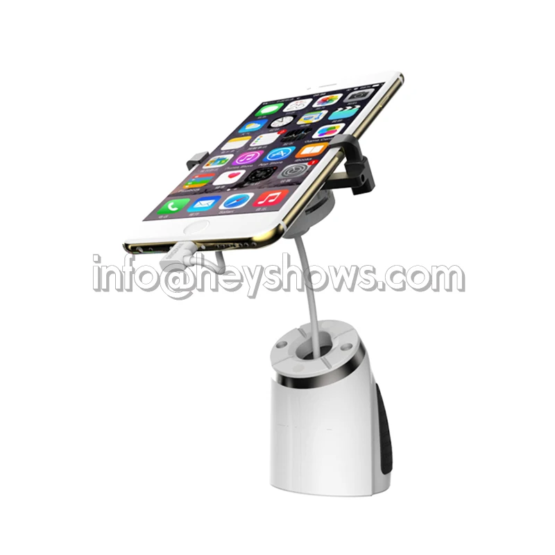 Smart Phone Security Display Stand Iphone Ipad Burglar Alarm Mobile Cell Phone Anti-Theft Holder With Charging For Phone/Tablet