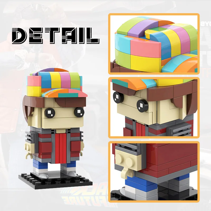 Мпц Back to the Future кирпичные блоки винтовки куклы Строительные DIY Рисунок модель