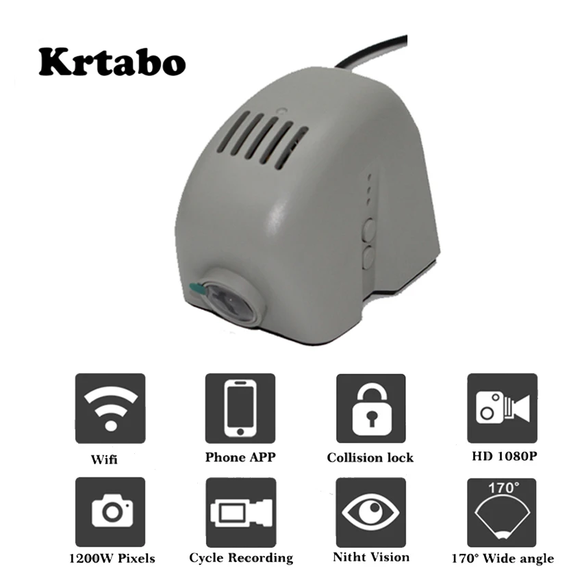 Автомобильный видеорегистратор Wi-Fi для Audi A4L high с 2017 Novatek 96658 HD 1080P CCD | Автомобили и