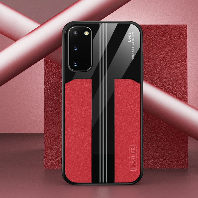 

For Samsung Galaxy S20 Ultra Case luxury Leather Anti-fall Cover For Samsung S20 S10 Plus Case For Samsung Note 10 Plus Case