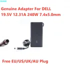 Подлинный 240 Вт GaN AC адаптер Зарядное устройство для DELL Alienware 19,5 V 12.31A LA240PM200 HA240PM200 DA240PM200 0R4P0K блок питания для ноутбука