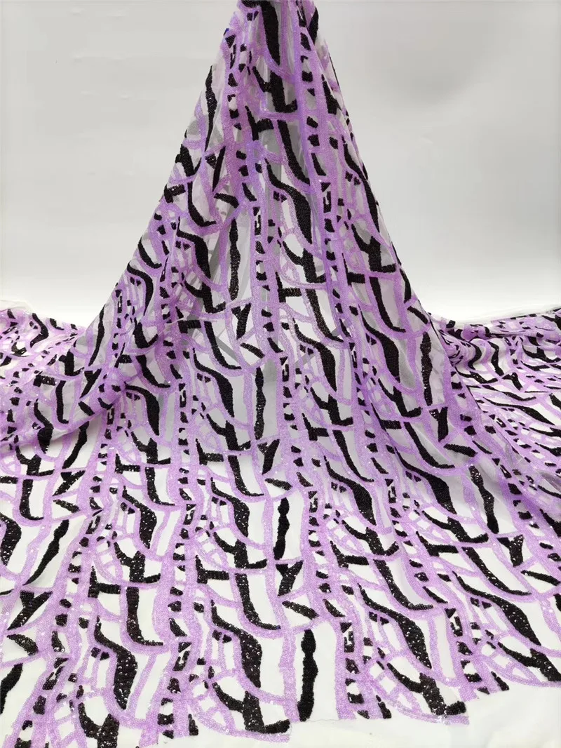 

Новое поступление, африканские блестки, сетка, тюль, кружевная ткань, 5 ярдов, сетчатая кружевная ткань, хорошее качество, французское кружев...