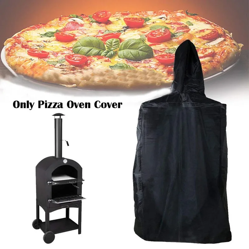 

Outdoor Barbecue Covers Pizza Oven Cover Heavy Duty Waterproof Rain Snow BBQ Cover 58x45x168cm All-Purpose Covers