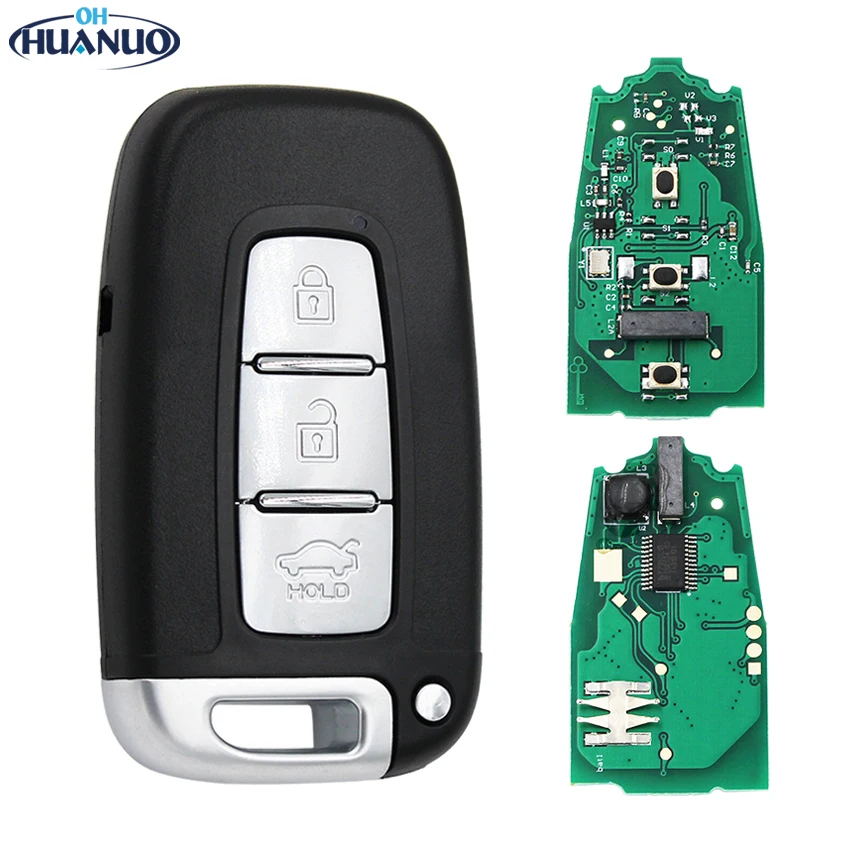 3-кнопочный умный дистанционный ключ без ключа брелок для Hyundai IX35 I30 433 МГц ID46 чип |