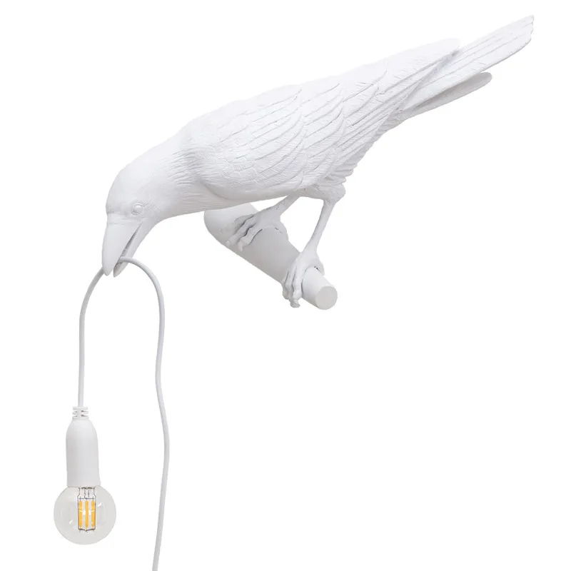 

Bird Table Lamp Italian Seletti light Bird Led Desk lamp Lucky bird Living Room Bedroom Bedside Raven lamp Home Decor Fixtures