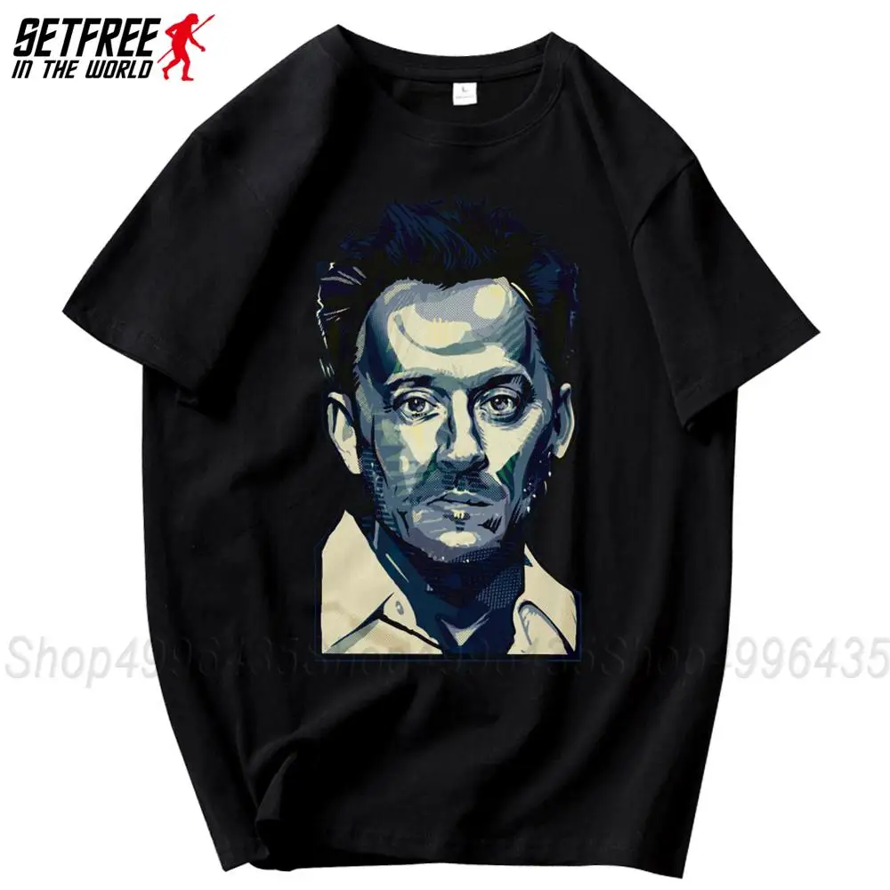 Мужская хлопковая футболка с коротким рукавом большого размера|Мужские