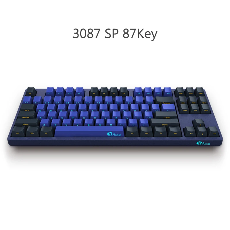 Игровая механическая клавиатура AKKO 3087/3108 SP Horizon Skyline 87/108 клавиша Cherry MX Switch 85% PBT TYPE-C USB креативная боковая буква - Цвет: 3087 SP 87 Key