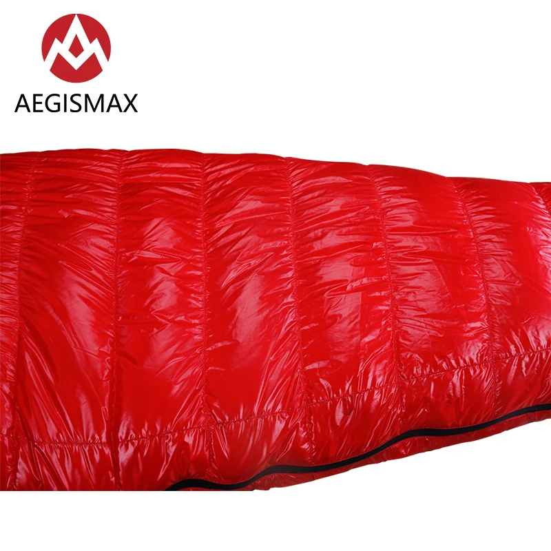 Уличный спальный мешок AEGISMAX для кемпинга C500/C700 зимний сохраняющий тепло на пуха
