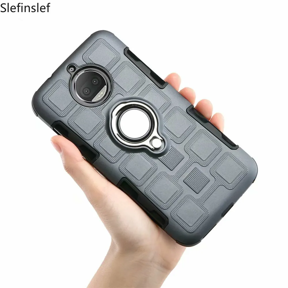 Чехол для Motorola Moto G6 G5 G5S G4 C X4 E4 E5 Z3 Play Plus ударопрочный жесткий силиконовый чехол из