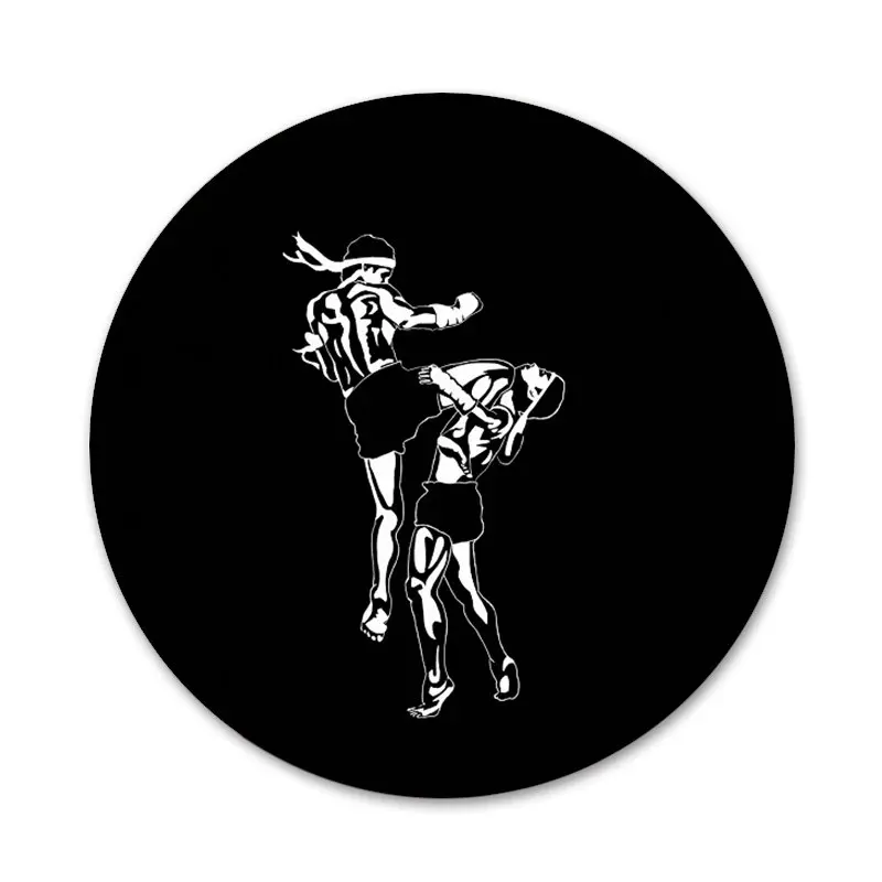 Брошь в стиле Муай Тай 58 мм значок косплея аксессуары для одежды украшение