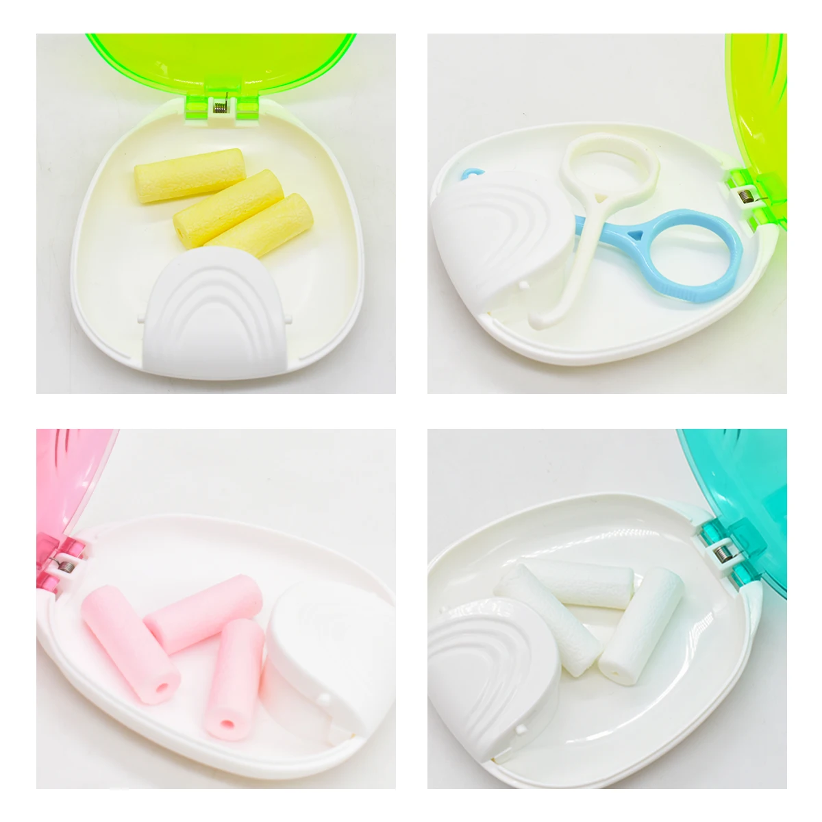 

1 Pcs Mouth Guard Denture Storage Box Transparent Push-Type Dental Orthodontic Retainer Denture Holder Case the Hot New