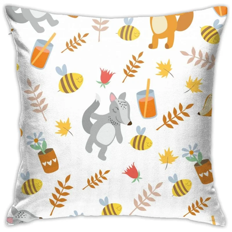 

Pillowcase Cotton polyester cushion cover Pillowcase Sofa Home Decor 18 inches x 18 inches (45 x 45 cm)