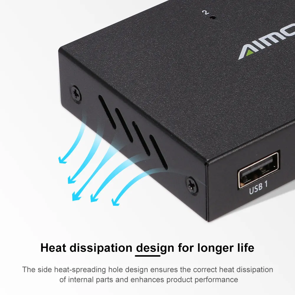 2021 новый выход 4K USB HDMI-совместимый KVM переключатель видео сплиттер для 2 ПК